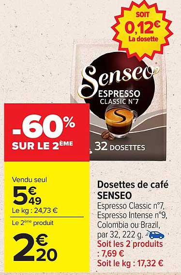 Dosettes de café SENSEO