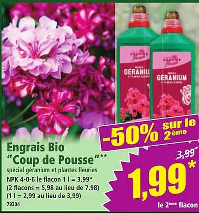 Engrais Bio 'Coup de Pousse'