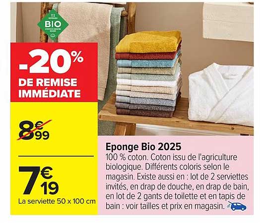 Eponge Bio 2025