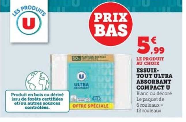 ESSUIE-TOUT ULTRA ABSORBANT COMPACT U