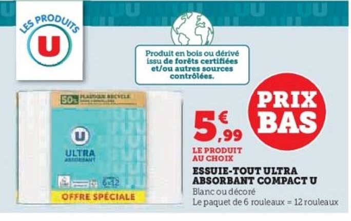 ESSUIE-TOUT ULTRA ABSORBANT COMPACT U