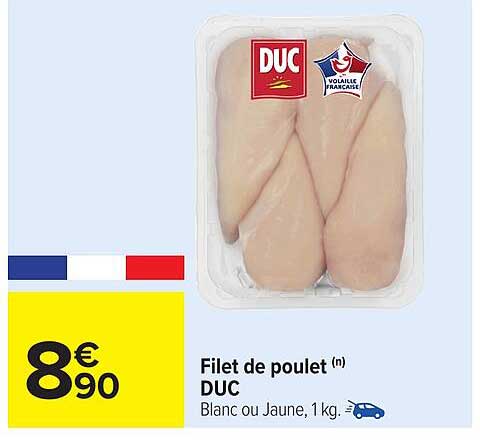 Filet de poulet DUC