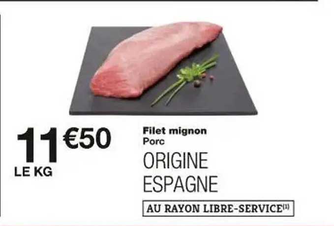 Filet mignon Porc