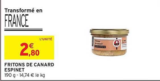 FRITONS DE CANARD ESPINET