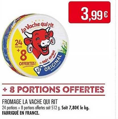 FROMAGE LA VACHE QUI RIT