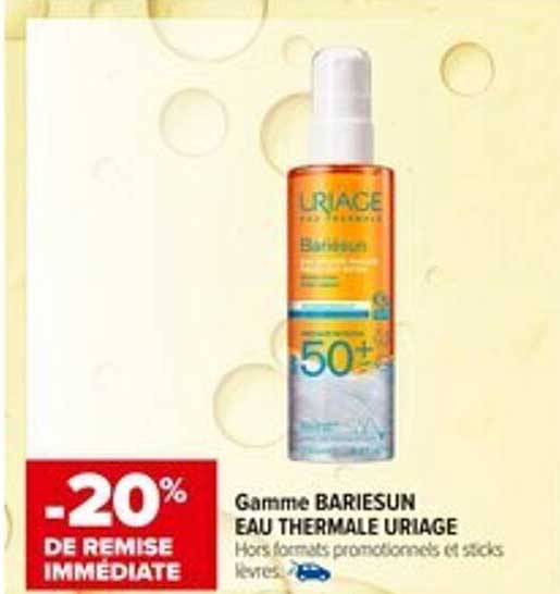 Gamme BARIESUN EAU THERMALE URIAGE
