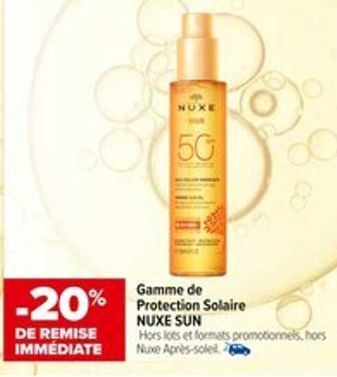 Gamme de Protection Solaire NUXE SUN