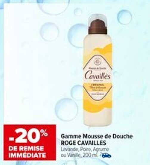 Gamme Mousse de Douche ROUGE CAVAILLES