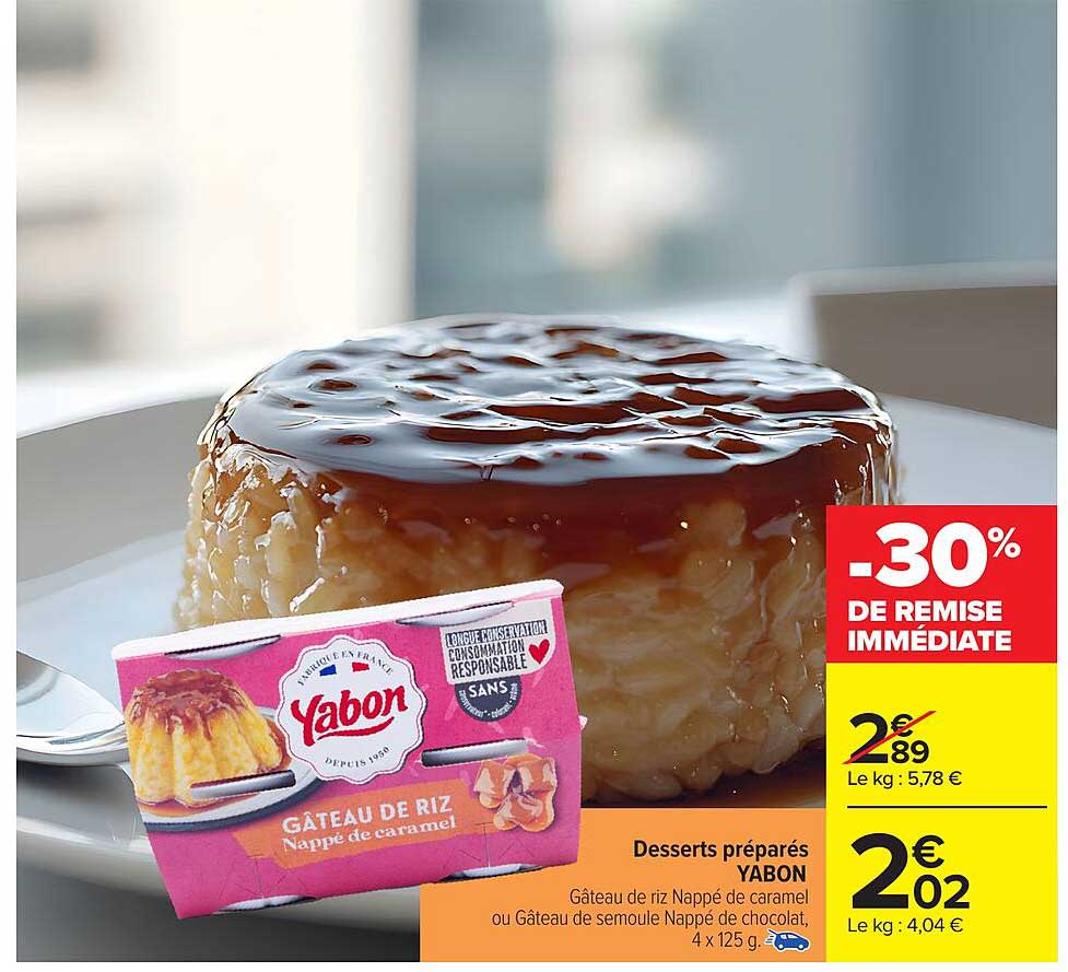 Gâteau de riz Nappé de caramel