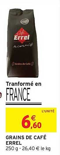 GRains de café Errel
