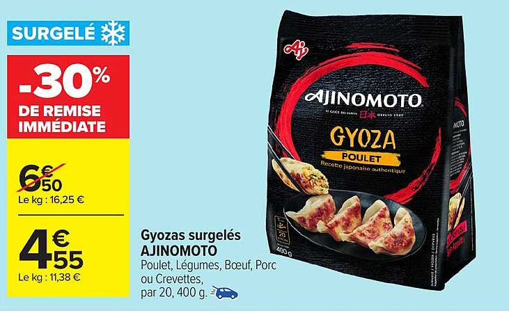 Gyozas surgelés AJINOMOTO