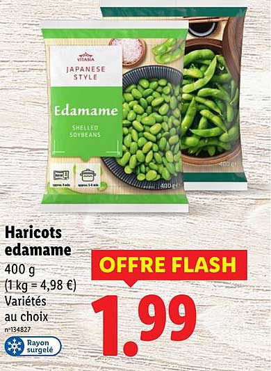 Haricots edamame