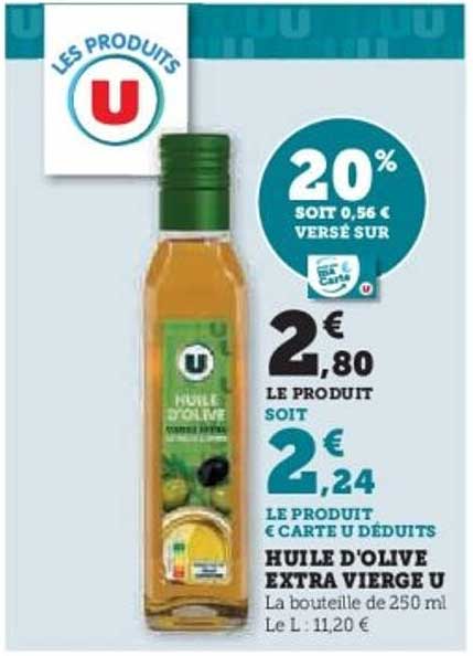 HUILE D'OLIVE EXTRA VIERGE U
