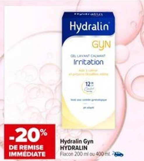 Hydralin Gyn - Gel Lavant Calmant Irritation