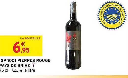 IGP 1001 PIERRES ROUGE PAYS DE BRIVE