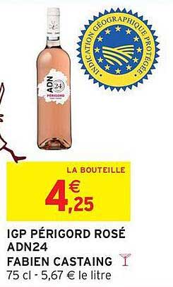 IGP PÉRIGORD ROSÉ ADN24 FABIEN CASTAING