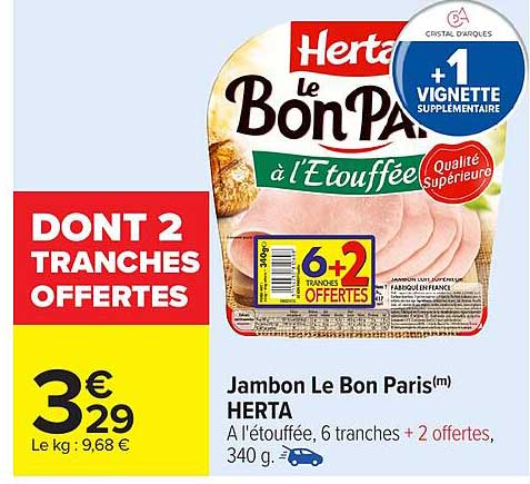 Jambon Le Bon Paris(m) HERTA