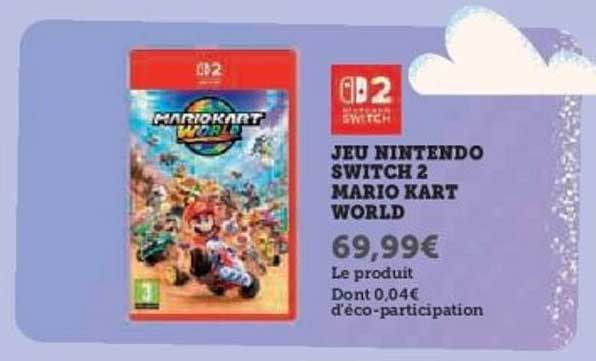 JEU NINTENDO SWITCH 2 MARIO KART WORLD