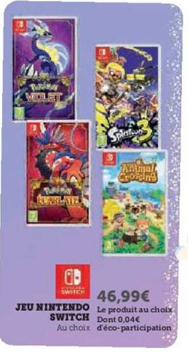 JEU NINTENDO SWITCH