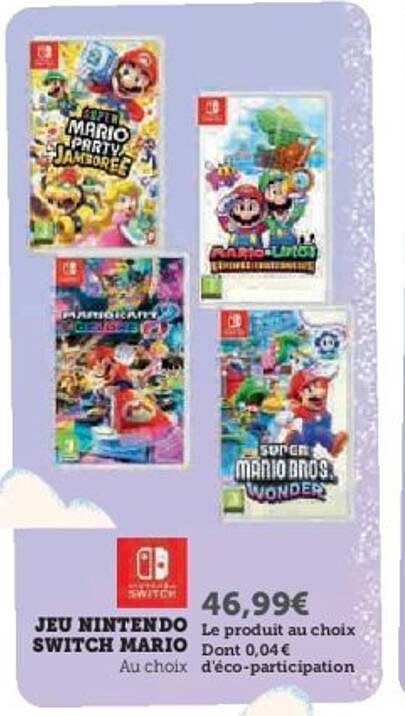 JEU NINTENDO SWITCH MARIO