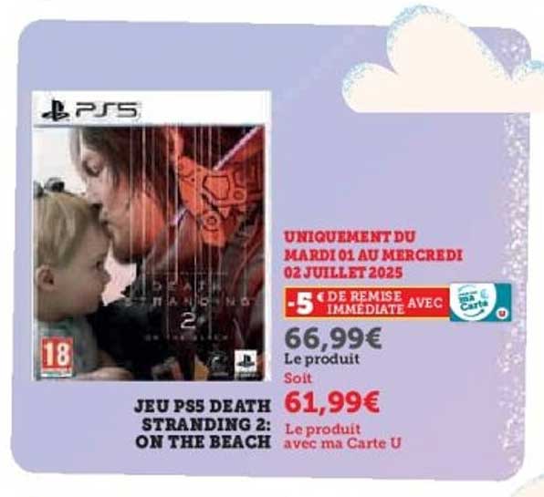 JEU PS5 DEATH STRANDING 2: ON THE BEACH