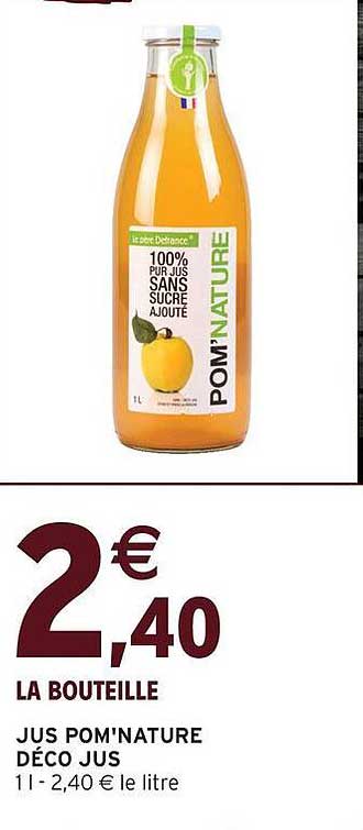 JUS POM'NATURE DÉCO JUS