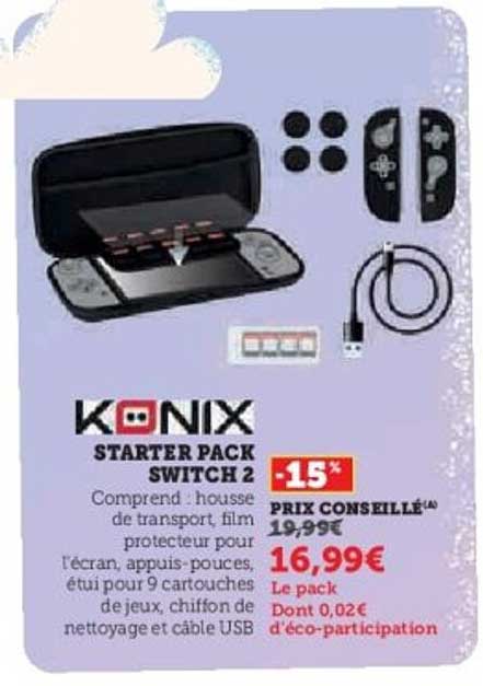 KONIX STARTER PACK SWITCH 2