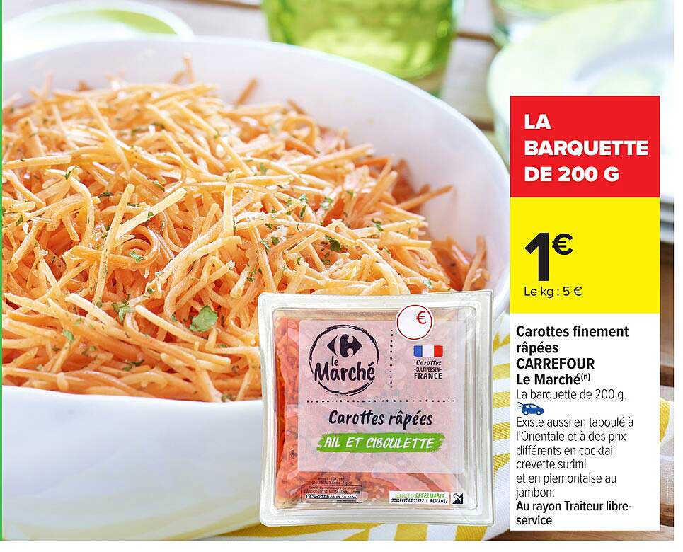 LA BARQUETTE DE 200 G