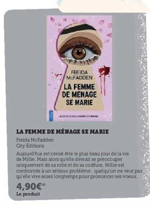 LA FEMME DE MÉNAGE SE MARIE