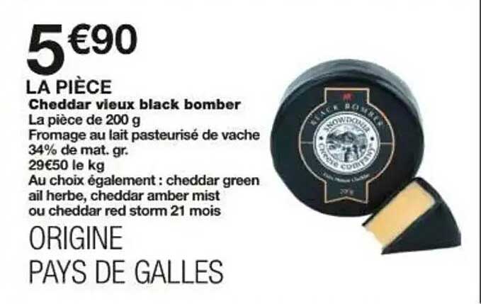 LA PIÈCE Cheddar vieux black bomber