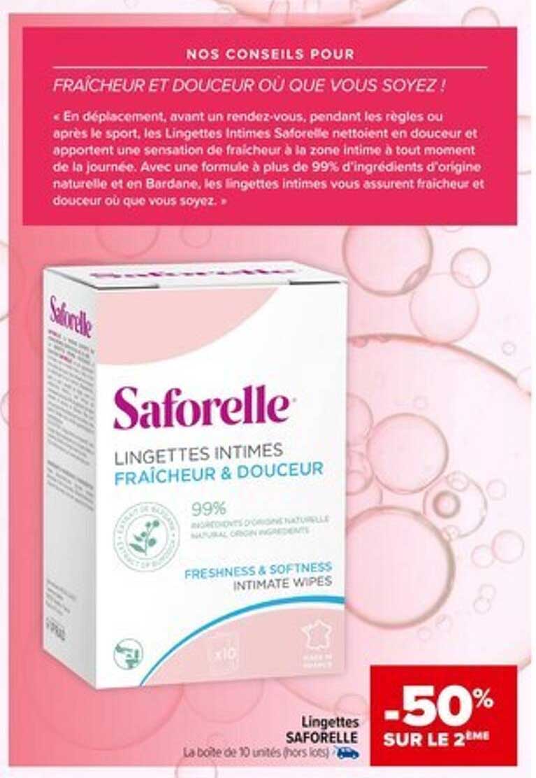 Lingettes Intimes Fraîcheur & Douceur