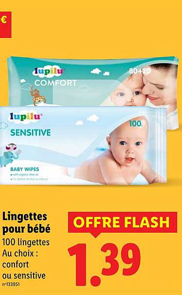 Lingettes pour bébé