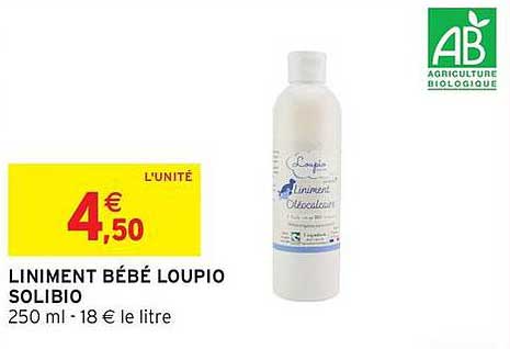 LINIMENT BÉBÉ LOUPIO SOLIBIO