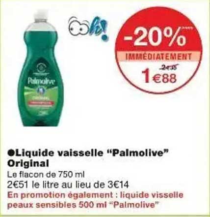 Liquide vaisselle "Palmolive" Original