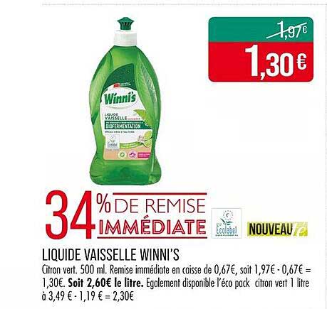 LIQUIDE VAISSELLE WINNI'S