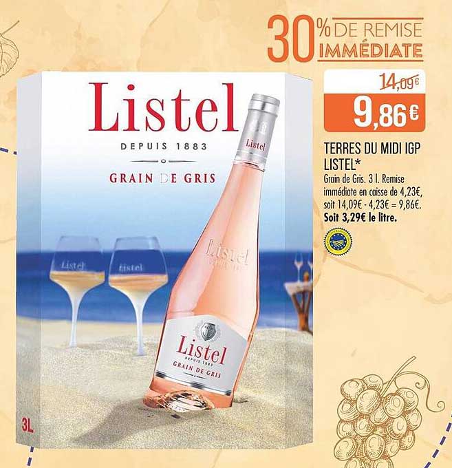 LISTEL GRAIN DE GRIS - 30% DE REMISE IMMEDIATE