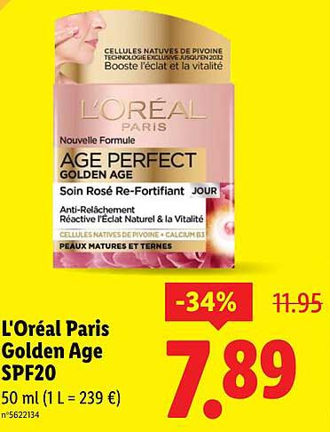 L'Oréal Paris Golden Age SPF20