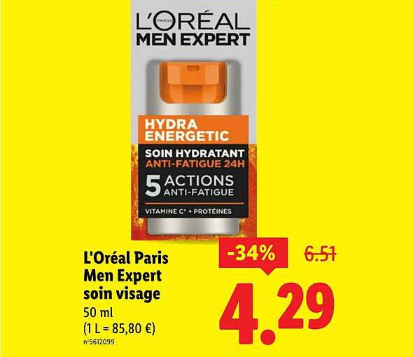 L'Oréal Paris Men Expert soin visage