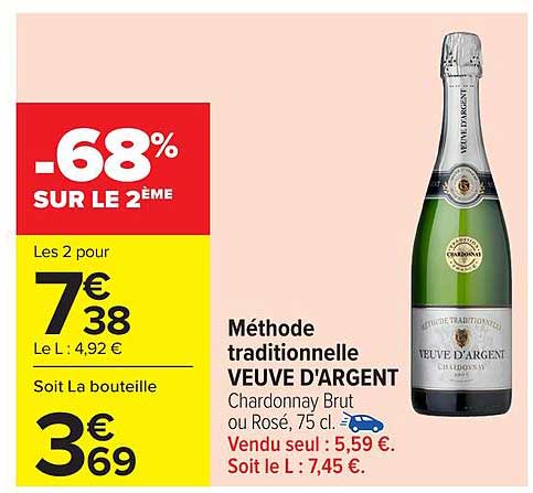 Méthode traditionnelle VEUVE D'ARGENT
