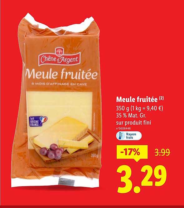 Meule fruitée
