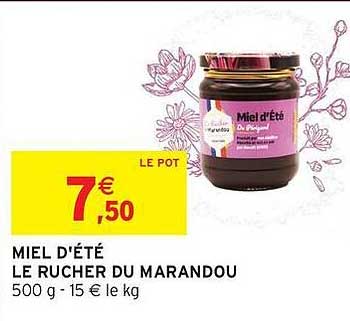 MIEL D'ÉTÉ LE RUCHER DU MARANDOU