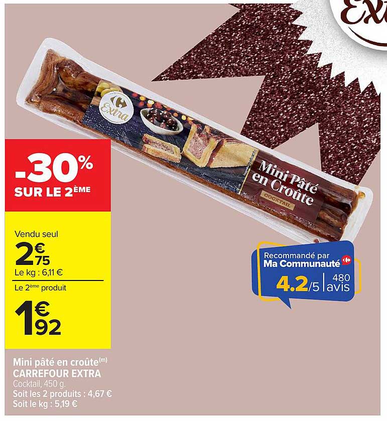 Mini pâté en croûte