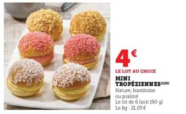 MINI TROPEZIENNES