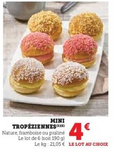 MINI TROPEZIENNES(3XE)