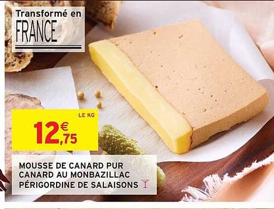 Mousse de canard pur canard au Monbazillac Périgordine de salaisons