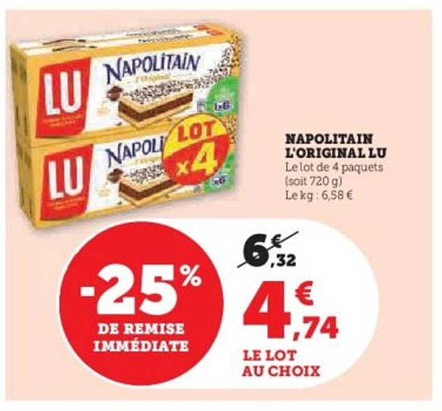 NAPOLITAIN L'ORIGINAL LU