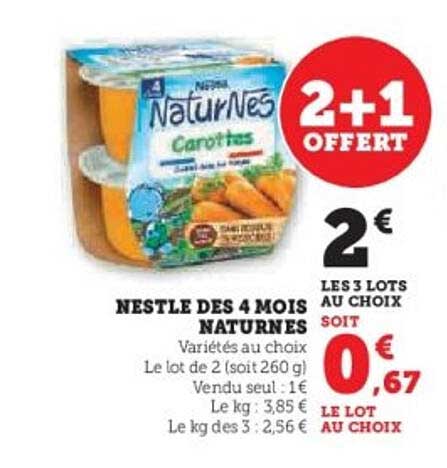 NESTLE DES 4 MOIS NATURNES