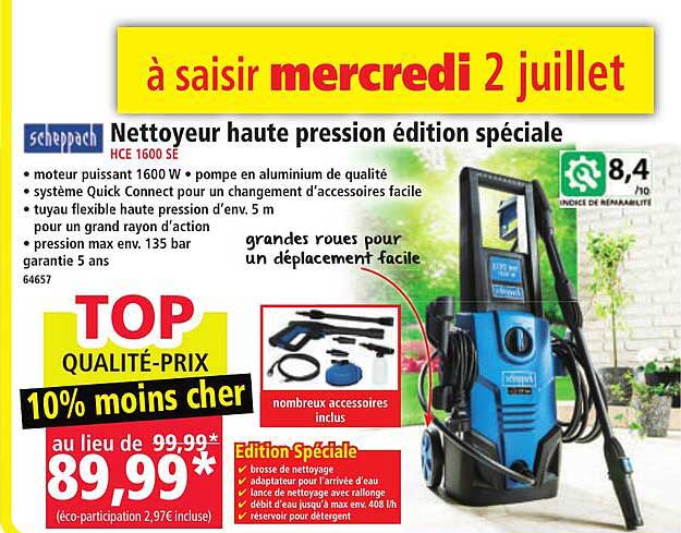 Nettoyeur haute pression édition spéciale HCE 1600 SE