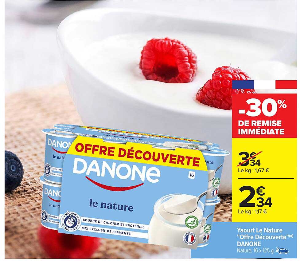 OFFRE DÉCOUVERTE DANONE le nature
