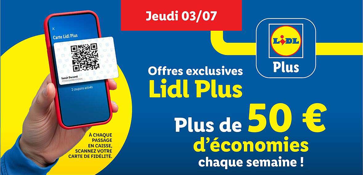 Offres exclusives Lidl Plus